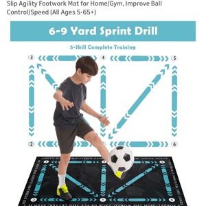 Interactive Soccer Training Mat for Kids